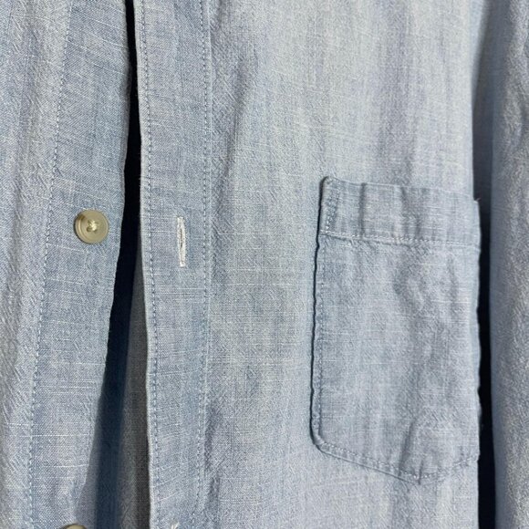 Sonoma Goods For Life Chambray Button-Down Shirt Size 4XB - Picture 3 of 6